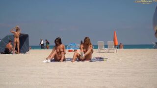 Liza Del Sierra And Britney Wivien In Beach Butt Plugs