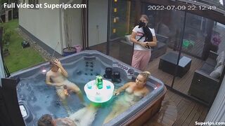 Ipcam German Nudist Family Enjoys The Jacuzzi