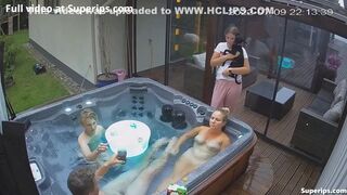 Ipcam German Nudist Family Enjoys The Jacuzzi